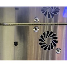 Vivandio quub Grillmodul mit Kühlschrank, Mattschwarz