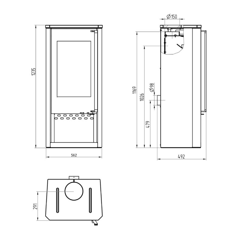 Kaminofen Wamsler Turon Typ 113-20 - 8 kW