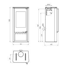 Kaminofen Wamsler Turon Typ 113-20 - 8 kW