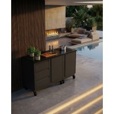 Vivandio quub Outdoor Kochstation, Mattschwarz