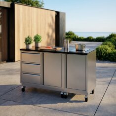 Vivandio quub Outdoor Kochstation, Silber
