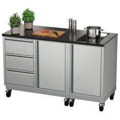 Vivandio quub Outdoor Kochstation, Silber