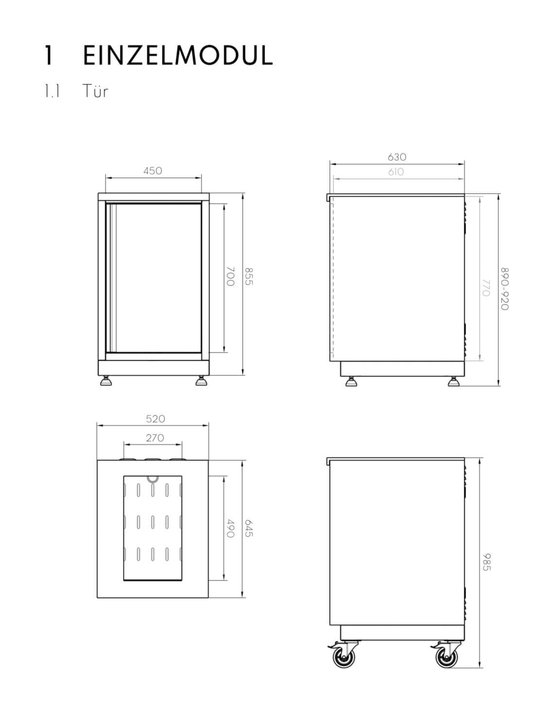 Vivandio quub Outdoor Kochstation, Silber