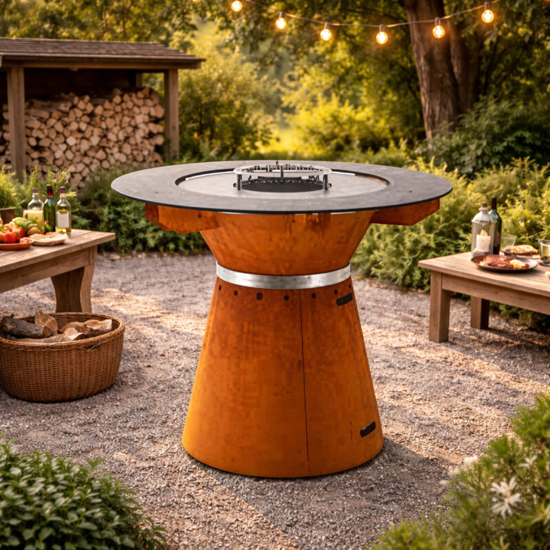 Grilltisch Vulx by Hwam Fusion - 110cm, Cortenstahl