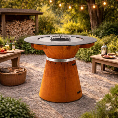 Grilltisch Vulx by Hwam Fusion - 110cm, Cortenstahl