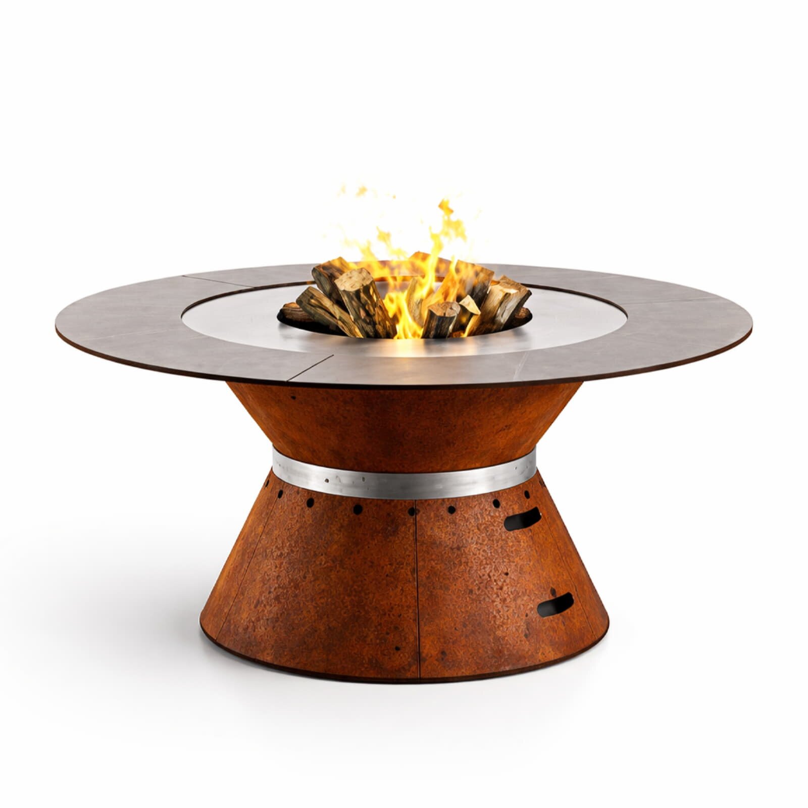 Grilltisch Vulx by Hwam Fusion - 40cm, Cortenstahl
