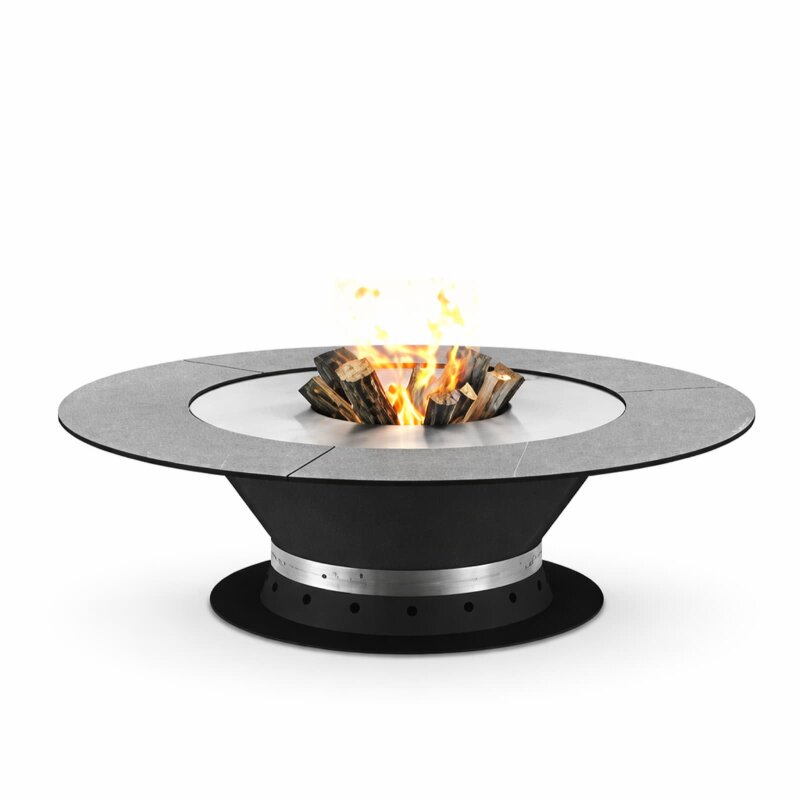 Grilltisch Vulx by Hwam Fusion - 40cm, schwarzlackierter Stahl