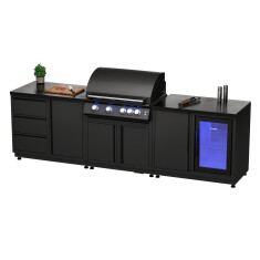 Vivandio quub Outdoorküche mit Grill fyre x,...