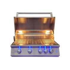 Vivandio quub mobile Outdoorküche mit Grill fyre x, Kühlschrank & Arbeitsplatte, Silber
