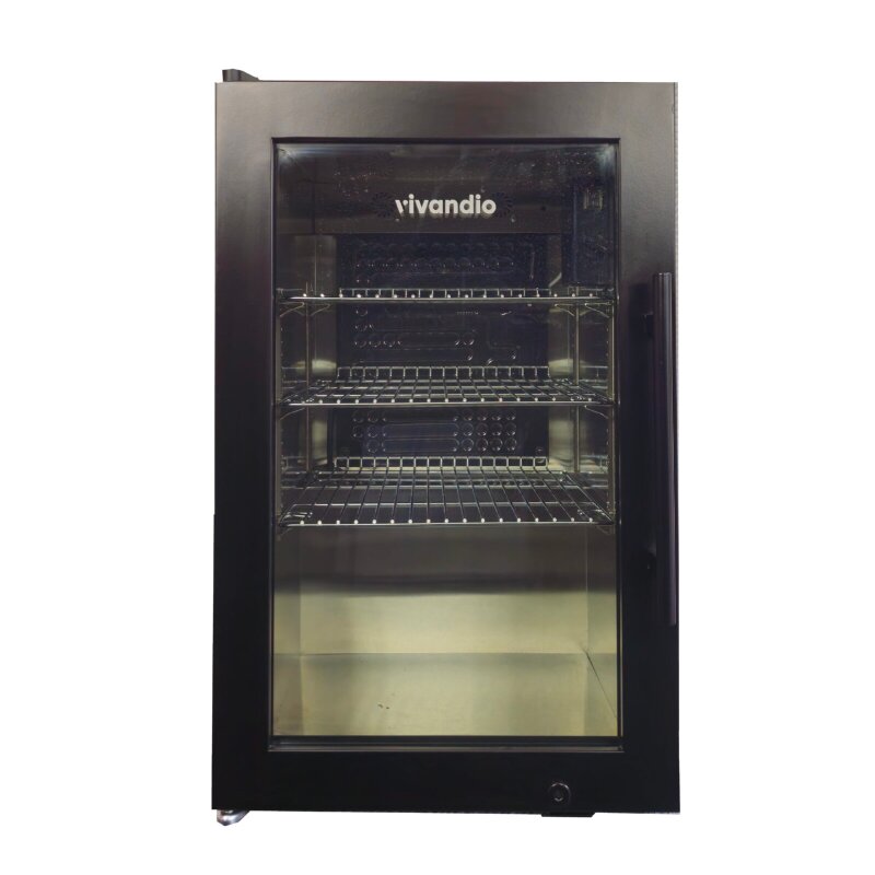 Vivandio quub mobile Outdoorküche mit Grill fyre x, Kühlschrank & Arbeitsplatte, Schwarz