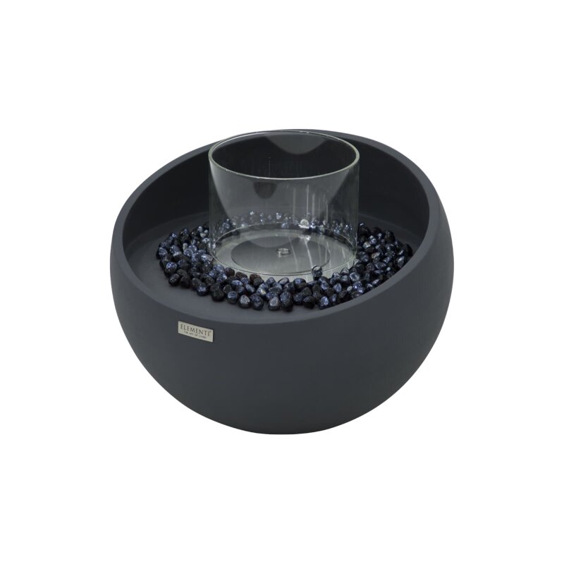 Bio Ethanol Feuerstelle Elementi Firenze, Schieferschwarz
