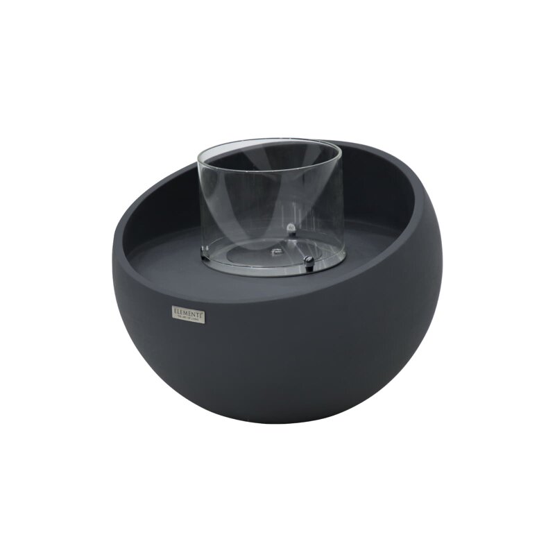 Bio Ethanol Feuerstelle Elementi Firenze, Schieferschwarz