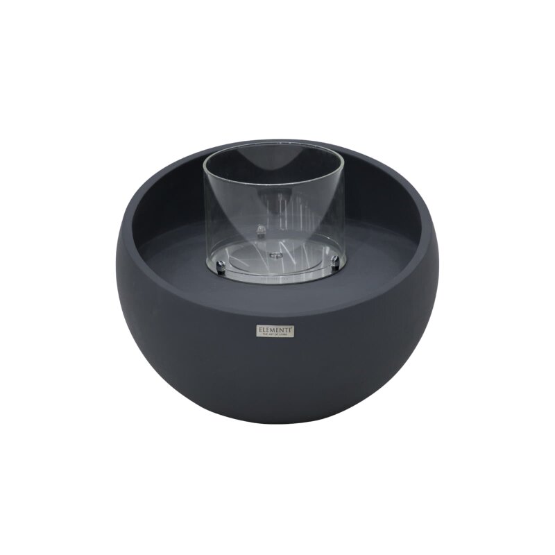 Bio Ethanol Feuerstelle Elementi Firenze, Schieferschwarz