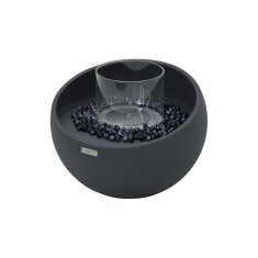 Bio Ethanol Feuerstelle Elementi Firenze, Schieferschwarz