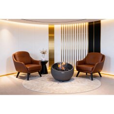 Bio Ethanol Feuerstelle Elementi Firenze, Schieferschwarz