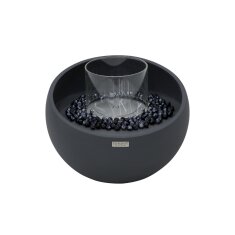 Bio Ethanol Feuerstelle Elementi Firenze, Schieferschwarz