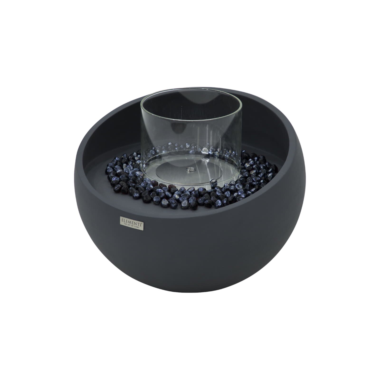Bio Ethanol Feuerstelle Elementi Firenze, Schieferschwarz