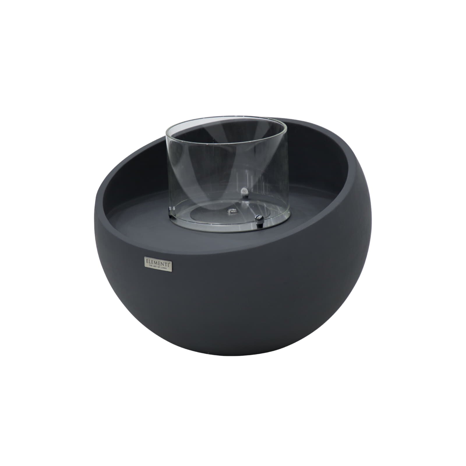 Bio Ethanol Feuerstelle Elementi Firenze, Schieferschwarz