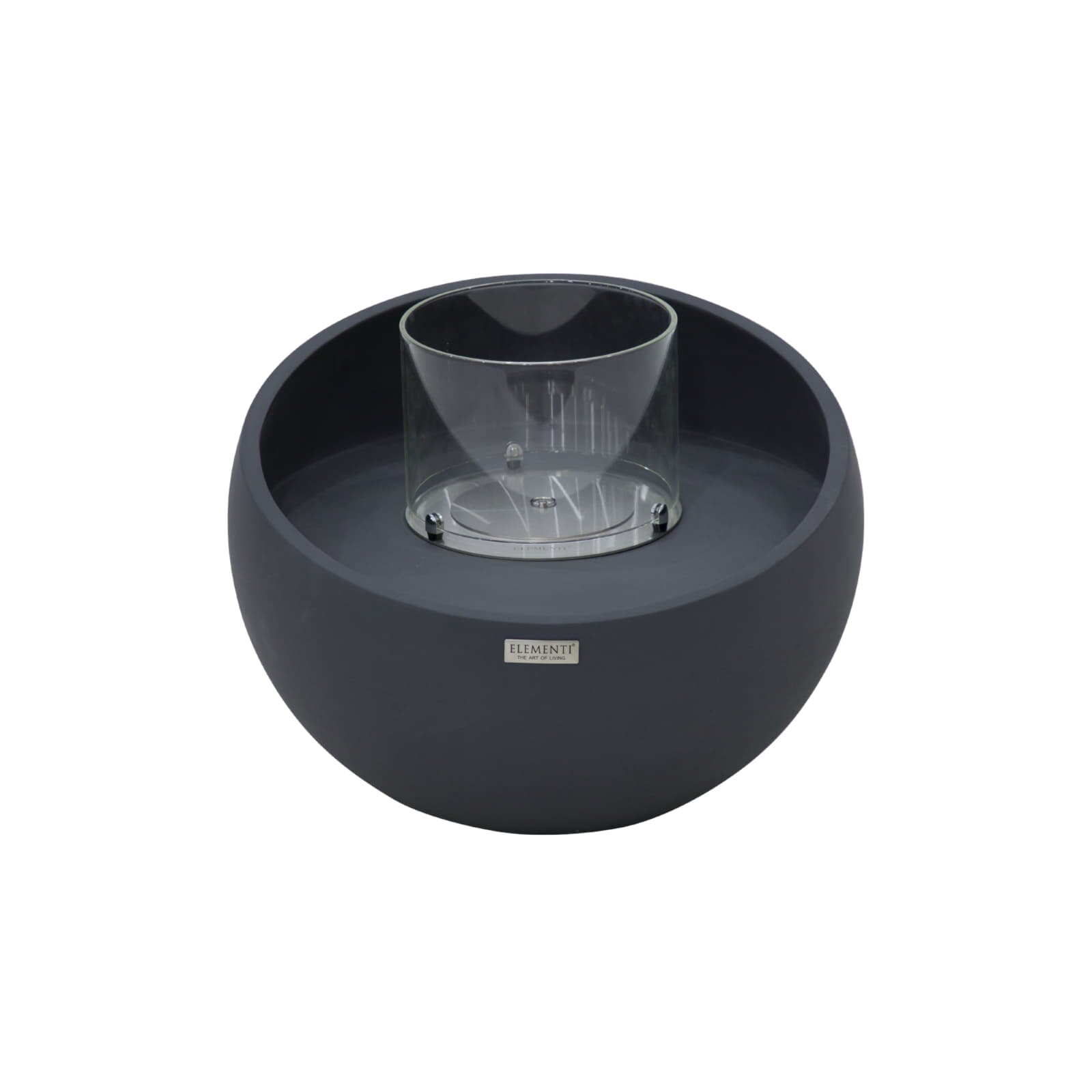 Bio Ethanol Feuerstelle Elementi Firenze, Schieferschwarz