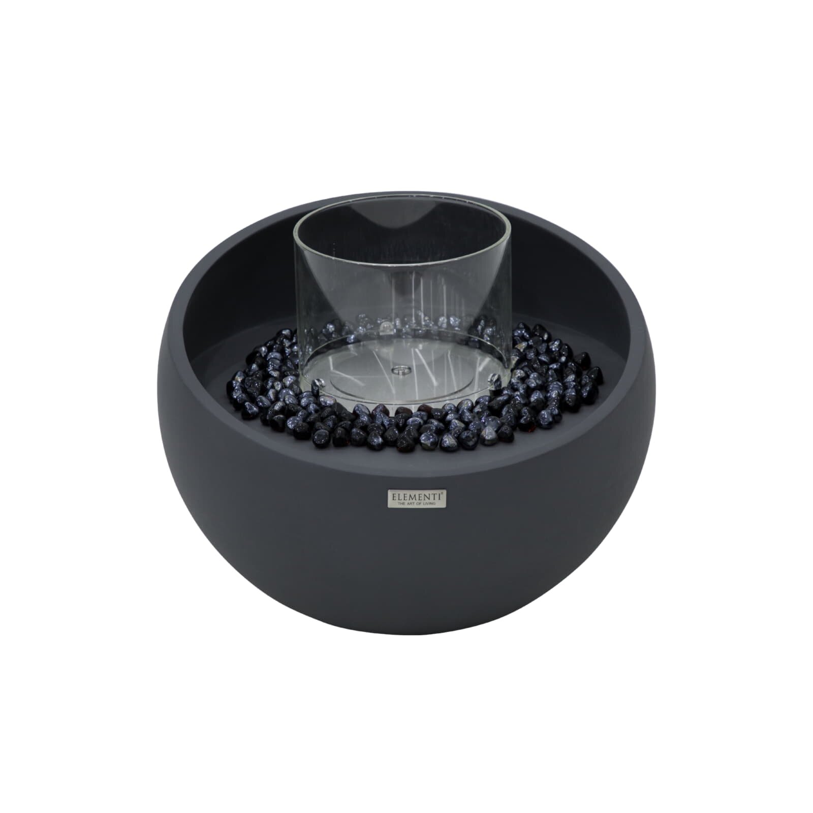Bio Ethanol Feuerstelle Elementi Firenze, Schieferschwarz