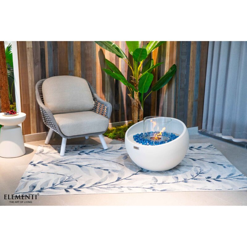 Bio Ethanol Feuerstelle Elementi Firenze, Cremeweiß