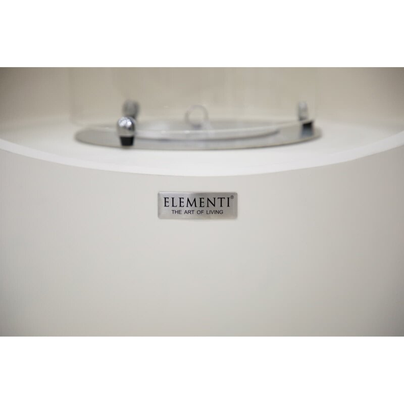 Bio Ethanol Feuerstelle Elementi Firenze, Cremeweiß