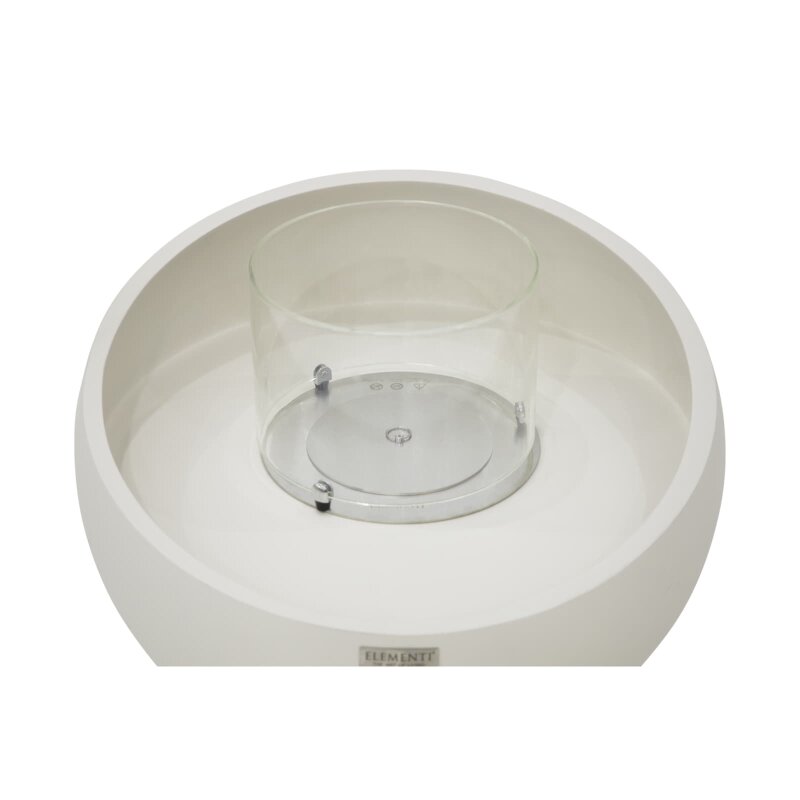 Bio Ethanol Feuerstelle Elementi Firenze, Cremeweiß