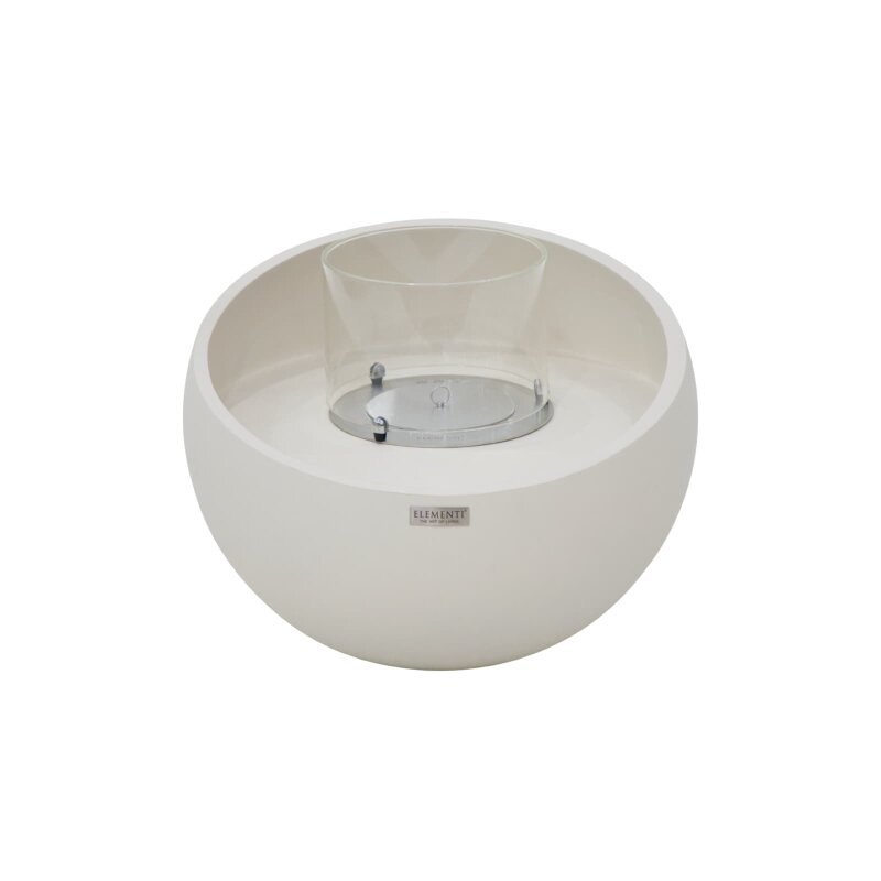 Bio Ethanol Feuerstelle Elementi Firenze, Cremeweiß