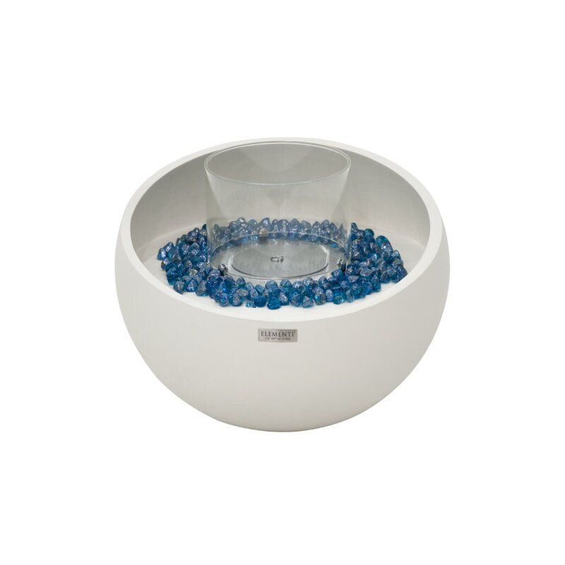 Bio Ethanol Feuerstelle Elementi Firenze, Cremeweiß