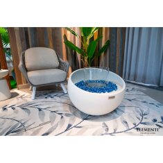 Bio Ethanol Feuerstelle Elementi Firenze, Cremewei&szlig;