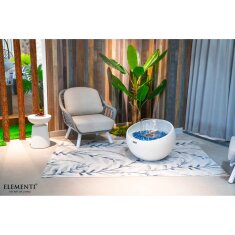 Bio Ethanol Feuerstelle Elementi Firenze, Cremewei&szlig;