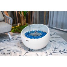 Bio Ethanol Feuerstelle Elementi Firenze, Cremewei&szlig;