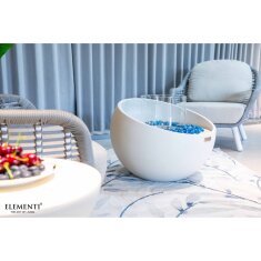 Bio Ethanol Feuerstelle Elementi Firenze, Cremewei&szlig;