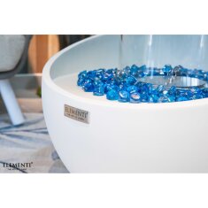 Bio Ethanol Feuerstelle Elementi Firenze, Cremewei&szlig;