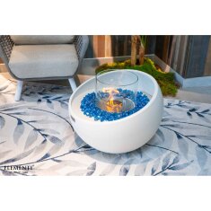 Bio Ethanol Feuerstelle Elementi Firenze, Cremewei&szlig;