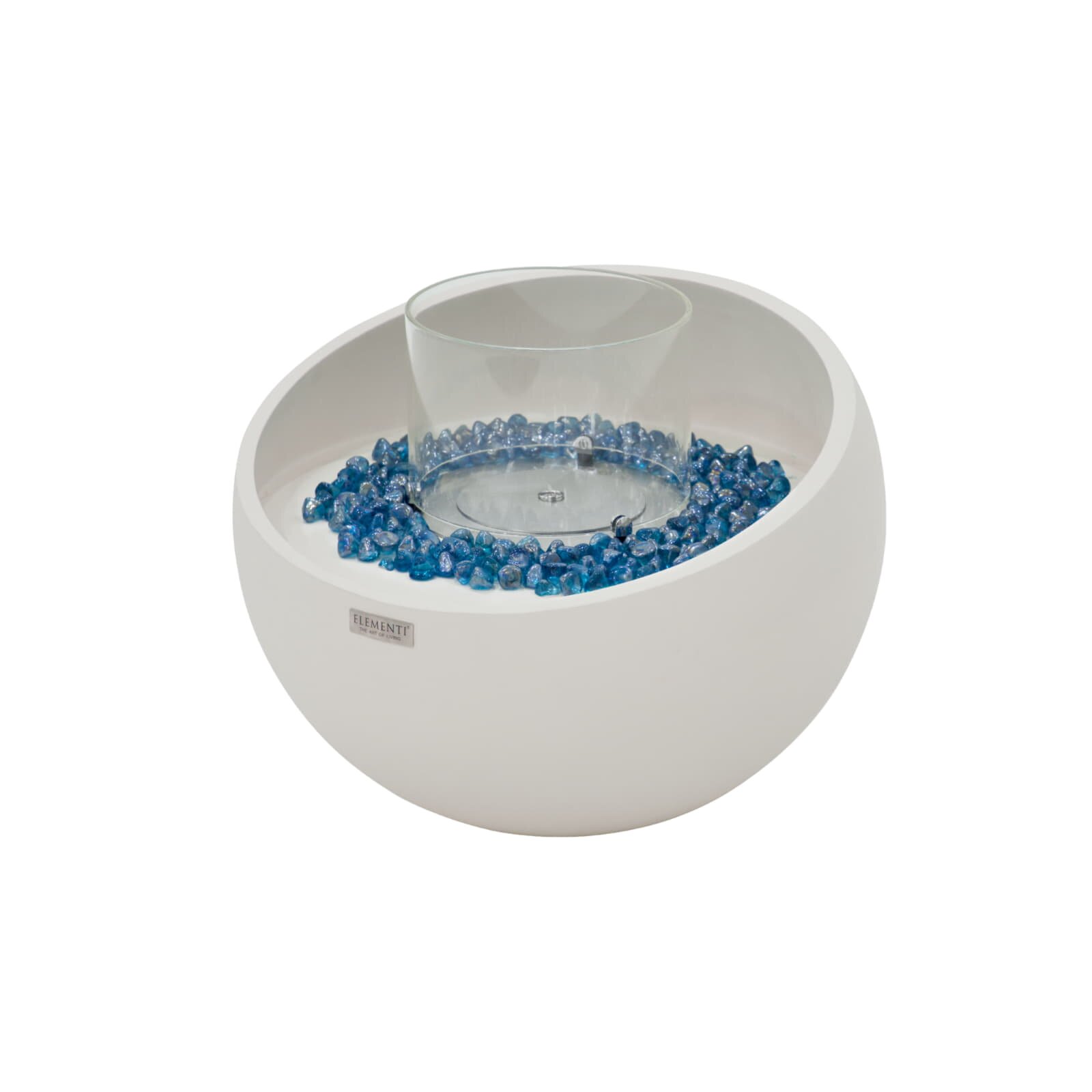 Bio Ethanol Feuerstelle Elementi Firenze, Cremeweiß