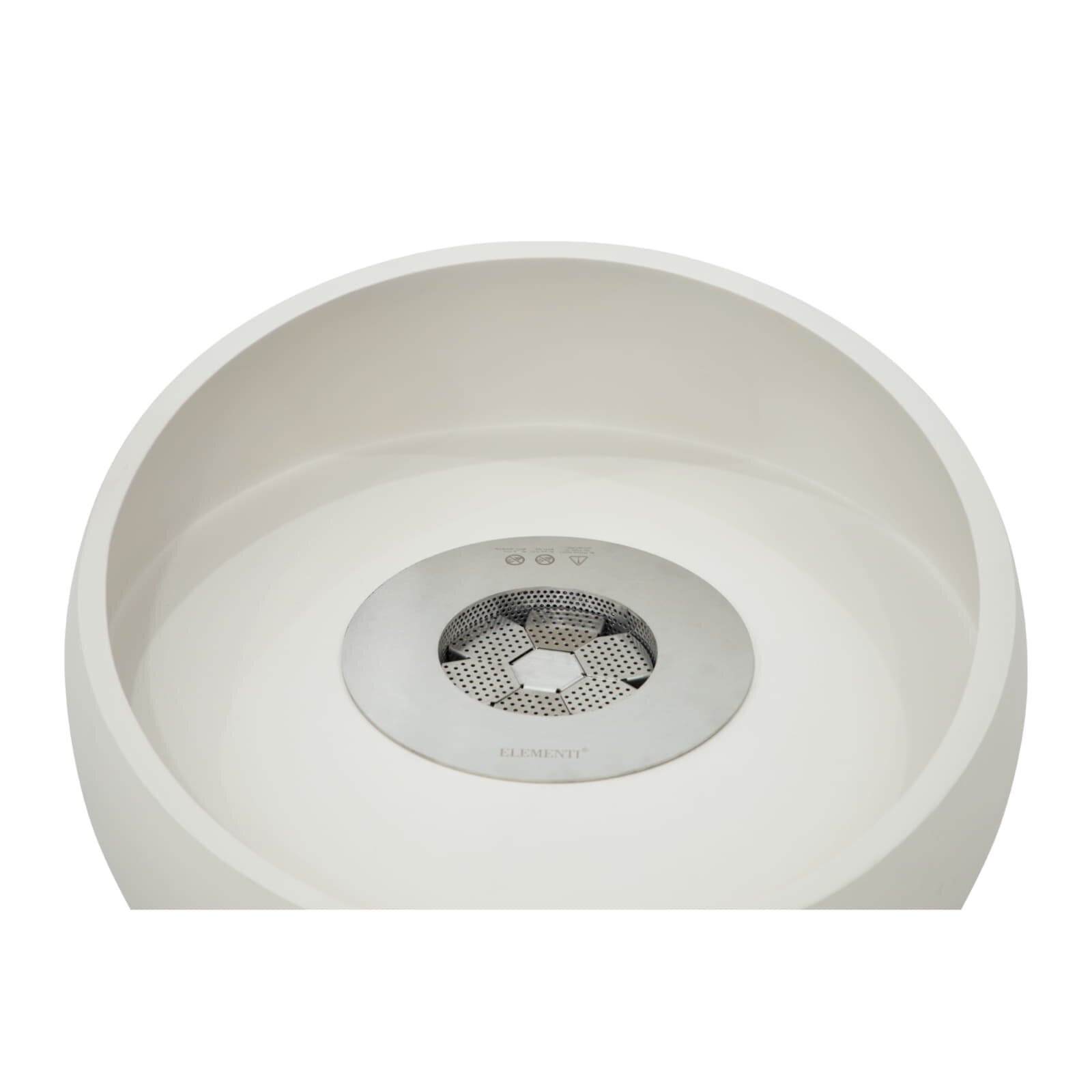 Bio Ethanol Feuerstelle Elementi Firenze, Cremeweiß