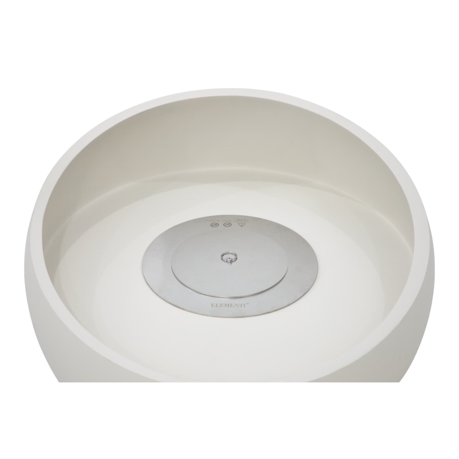 Bio Ethanol Feuerstelle Elementi Firenze, Cremeweiß