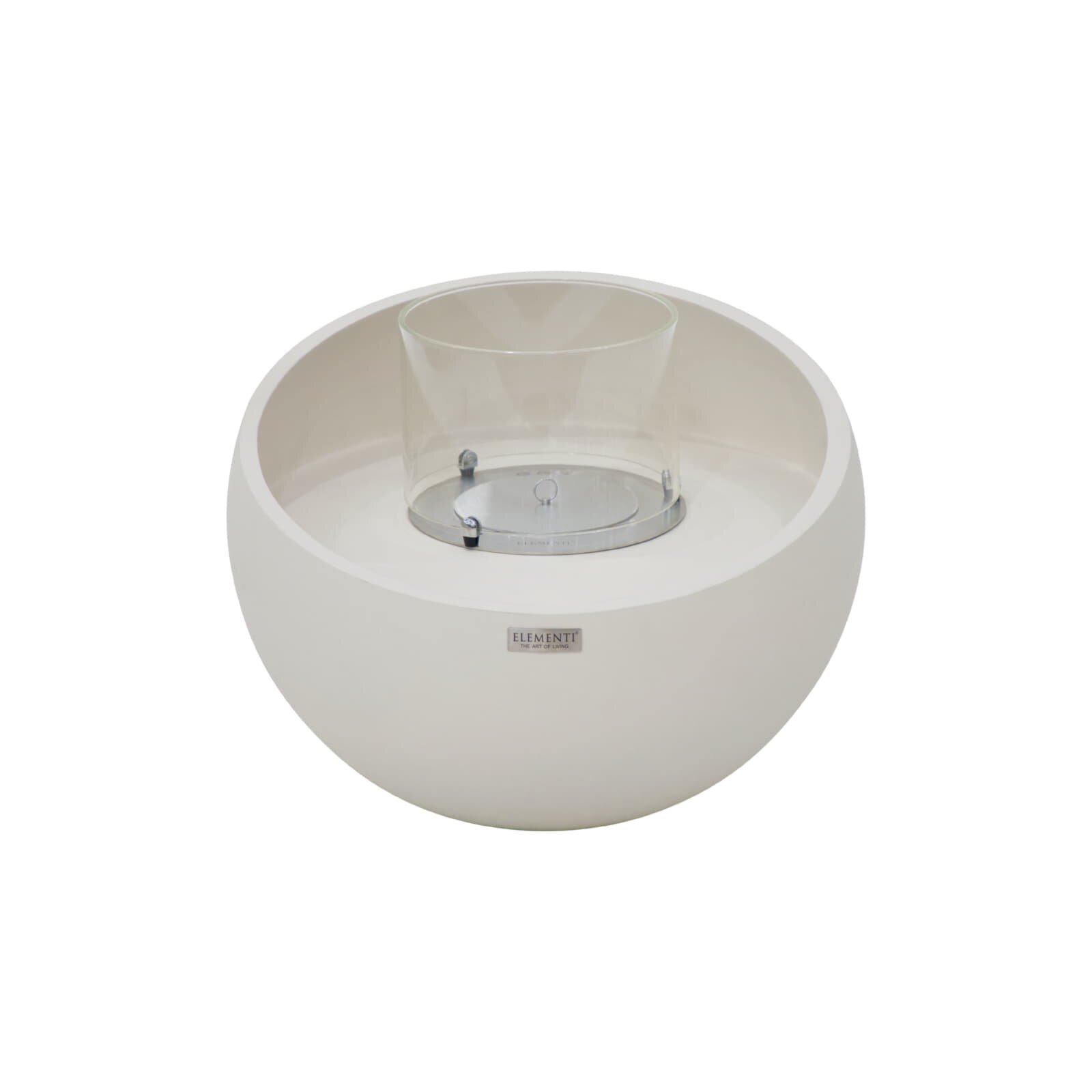 Bio Ethanol Feuerstelle Elementi Firenze, Cremeweiß