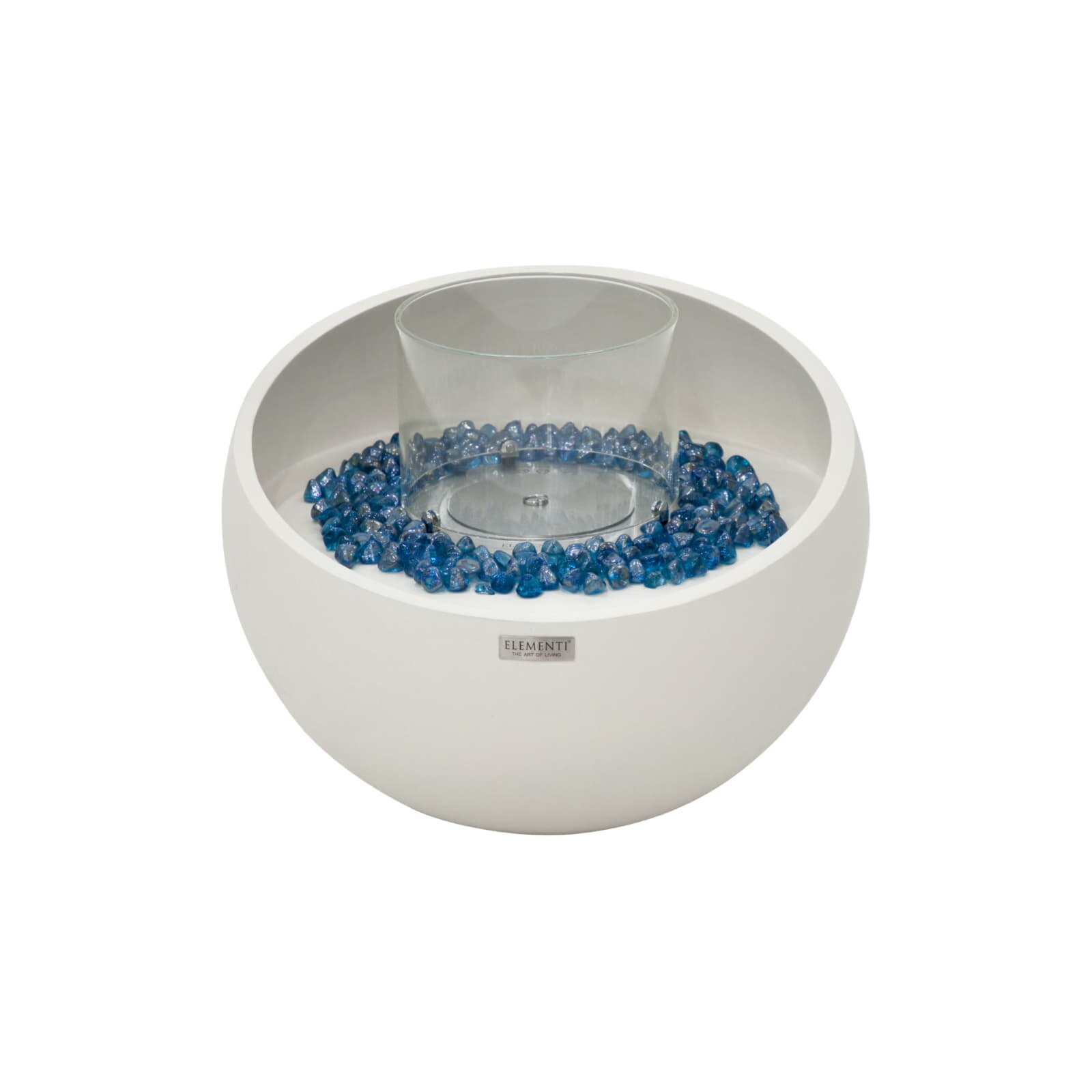 Bio Ethanol Feuerstelle Elementi Firenze, Cremeweiß