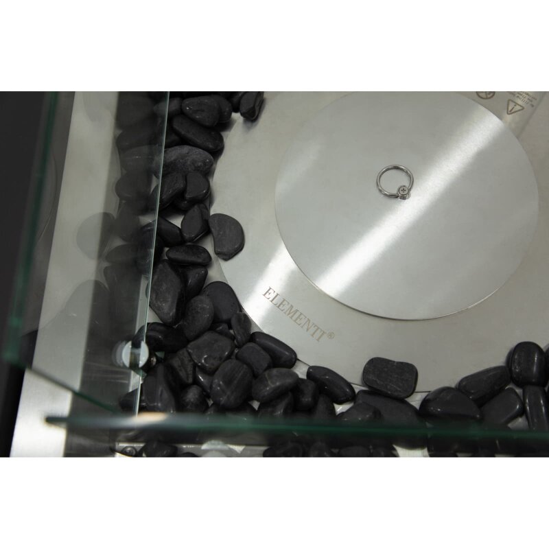 Bio Ethanol Feuerstelle Elementi Aurora, Mattschwarz