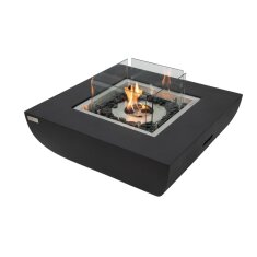 Bio Ethanol Feuerstelle Elementi Aurora, Mattschwarz