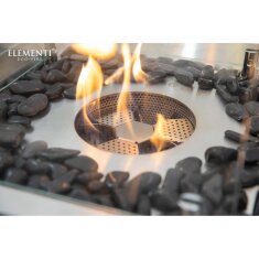 Bio Ethanol Feuerstelle Elementi Aurora, Mattschwarz