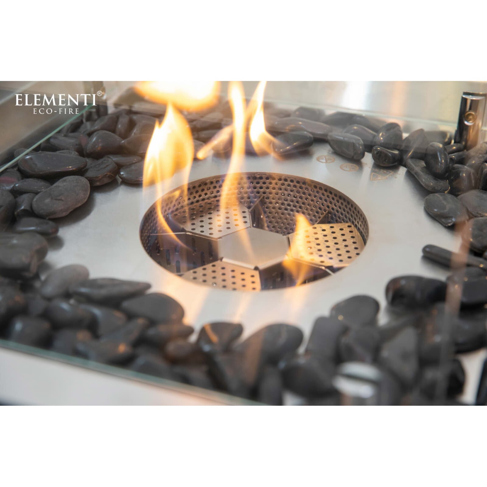Bio Ethanol Feuerstelle Elementi Aurora, Mattschwarz