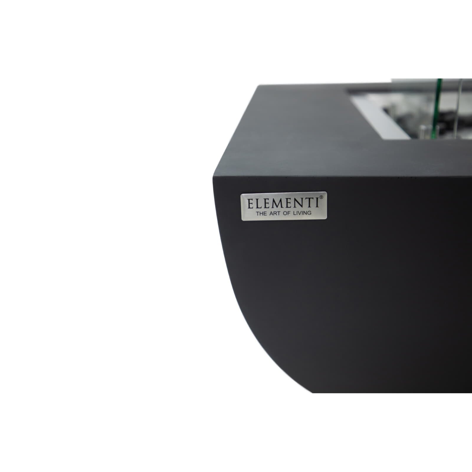 Bio Ethanol Feuerstelle Elementi Aurora, Mattschwarz