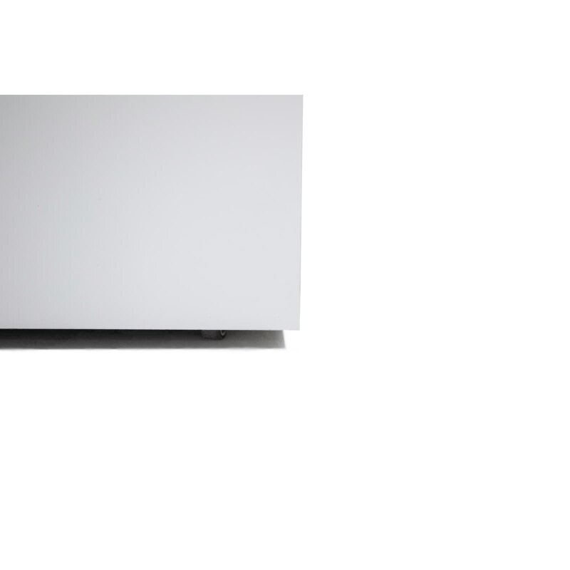 Gas Feuersäule Elementi+ Yukon, Marmor Optik, Bianco Weiß