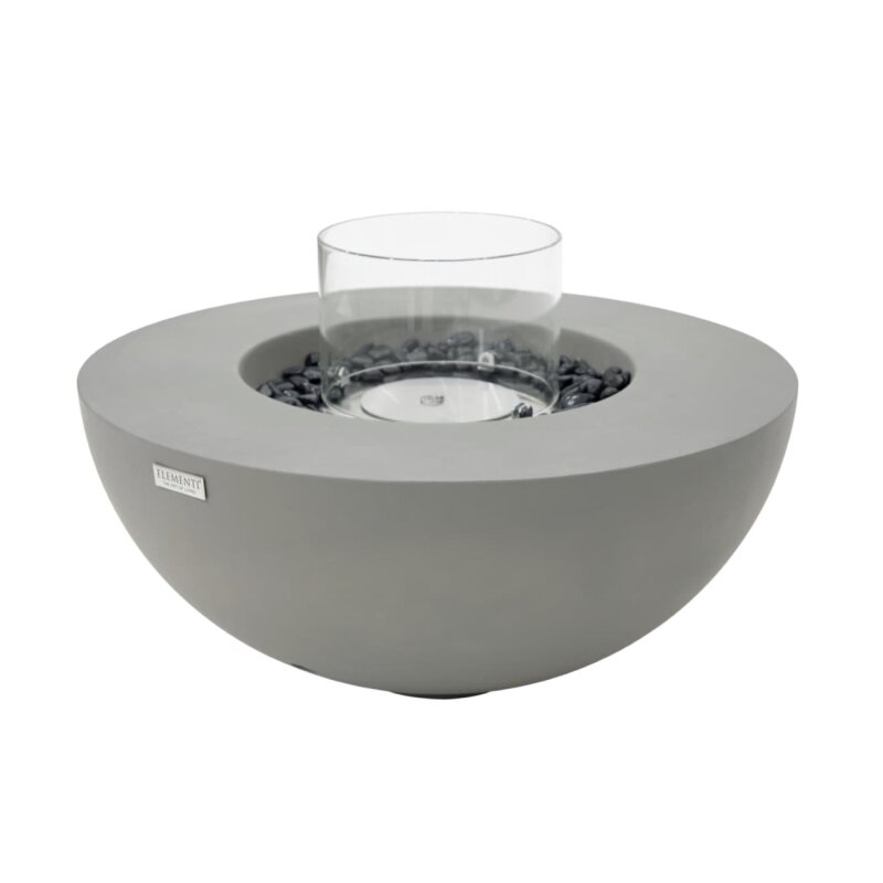 Bio Ethanol Feuerstelle Elementi Roca, Spacegrau