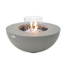 Bio Ethanol Feuerstelle Elementi Roca, Spacegrau