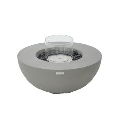 Bio Ethanol Feuerstelle Elementi Roca, Spacegrau