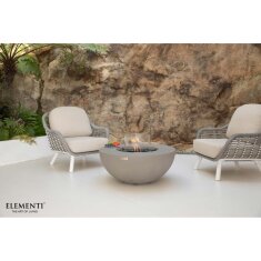 Bio Ethanol Feuerstelle Elementi Roca, Spacegrau